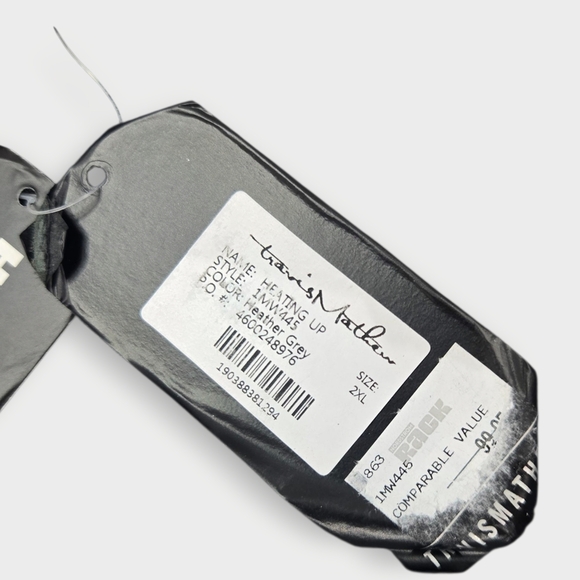 NWT Travis Mathew Shirt Mens XXL Gray New Golf Polo Heater Performance Stretch - Picture 10 of 11